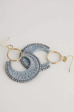 Jewellery<Seasalt Cornwall Arum Beaded Drop Earrings Teague Heron