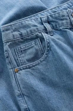 Trousers & Shorts<Seasalt Cornwall Barnes Organic Cotton Denim Crops Light Wash