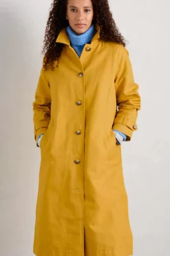 Coats & Jackets<Seasalt Cornwall Boscastle Organic Cotton Mac Dark Dijon