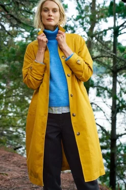 Coats & Jackets<Seasalt Cornwall Boscastle Organic Cotton Mac Dark Dijon