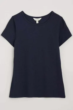 Tops<Seasalt Cornwall Bounder Crew Neck T-Shirt (Gots) Maritime