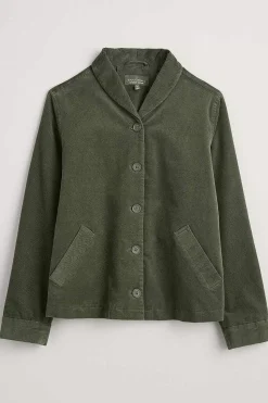 Coats & Jackets<Seasalt Cornwall Brightwork Cut Cord Jacket Evergreen
