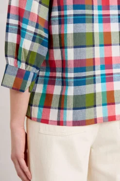 Tops<Seasalt Cornwall Bryn Checked Top Florabunda Multi
