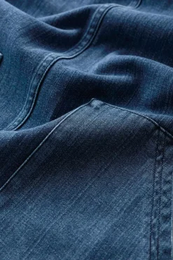 Dresses<Seasalt Cornwall Calican Denim Pinafore Dress Mid Wash Grain