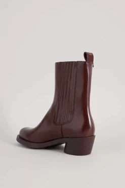 Boots<Seasalt Cornwall Camper Bonnie Western Boots Burgundy