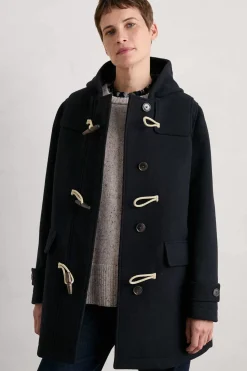 Coats & Jackets<Seasalt Cornwall Cardinham Duffle Coat Maritime