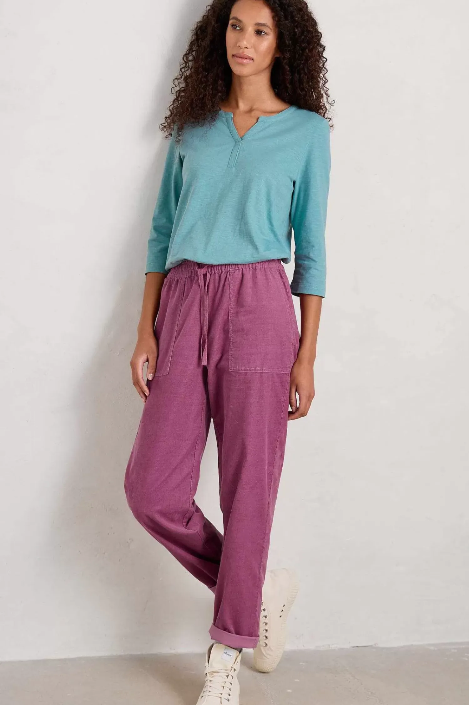 Tops<Seasalt Cornwall Carlyon Organic Cotton Top (Gots) Enamel