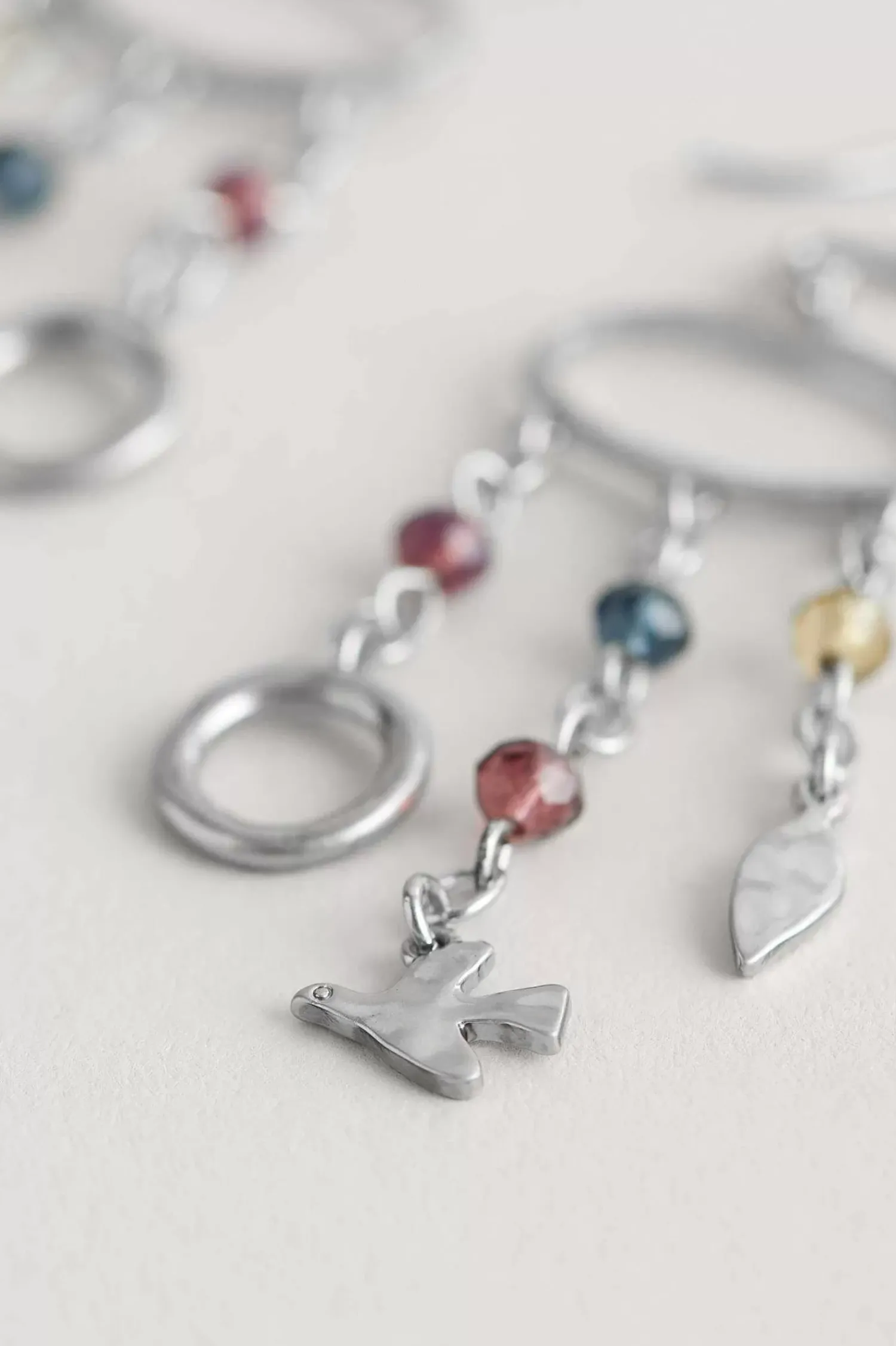 Jewellery<Seasalt Cornwall Chy Silver Tone Charm Earrings Pictoral Grain Mix