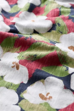 Dresses<Seasalt Cornwall Cladonia Short Sleeve Jersey Dress Coastal Bloom Maritime