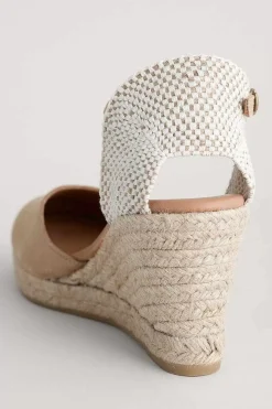 Shoes<Seasalt Cornwall Cloud Bloom Wedge Espadrilles Pale Tan