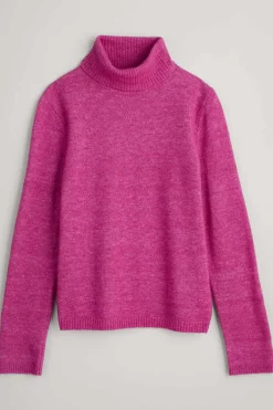 Knitwear<Seasalt Cornwall Cloud Chasing Roll Neck Jumper Crocus