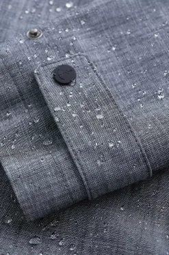 Coats & Jackets<Seasalt Cornwall Cloudburst Waterproof Mac Light Wash Wave