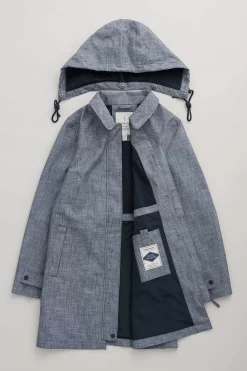 Coats & Jackets<Seasalt Cornwall Cloudburst Waterproof Mac Light Wash Wave