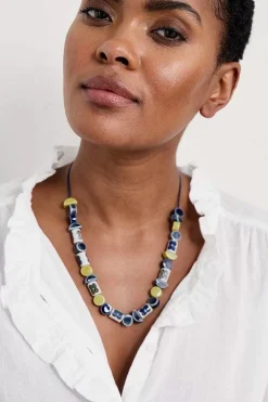 Jewellery<Seasalt Cornwall Collan Beaded Necklace Agapanthus Mix