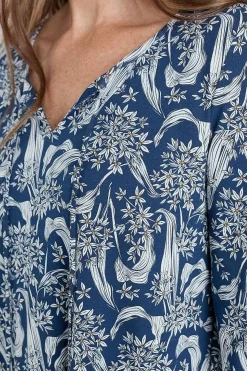 Tunics<Seasalt Cornwall Composition Organic Cotton Jersey Tunic (Gots) Woodland Garlic Marine Chalk