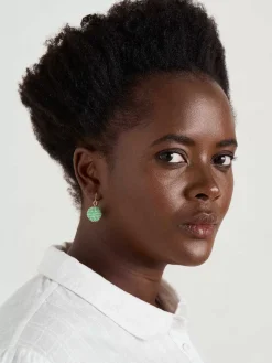 Jewellery<Seasalt Cornwall Condurrow Beaded Drop Earrings Light Island