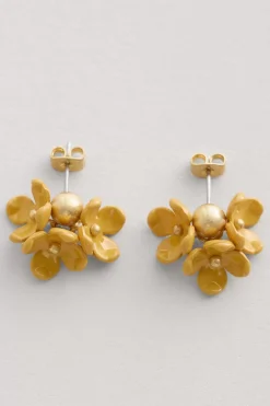 Jewellery<Seasalt Cornwall Corsage Flower Bead Earrings Lupin Mix