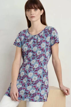 Tunics<Seasalt Cornwall Countryside Jersey Tunic Stone Flower Saltwater
