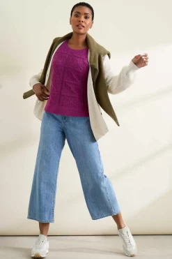 Knitwear<Seasalt Cornwall Doe Path Knitted Vest Cordial