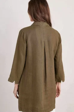 Tunics<Seasalt Cornwall Early Sun Linen Tunic Laurel
