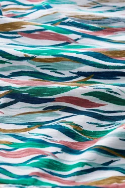 Dresses<Seasalt Cornwall Enor Fit-And-Flare Dress Estuary Tide Marks Chalk