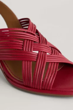 Sandals<Seasalt Cornwall Faerystone Mid Heel Leather Sandals Maple