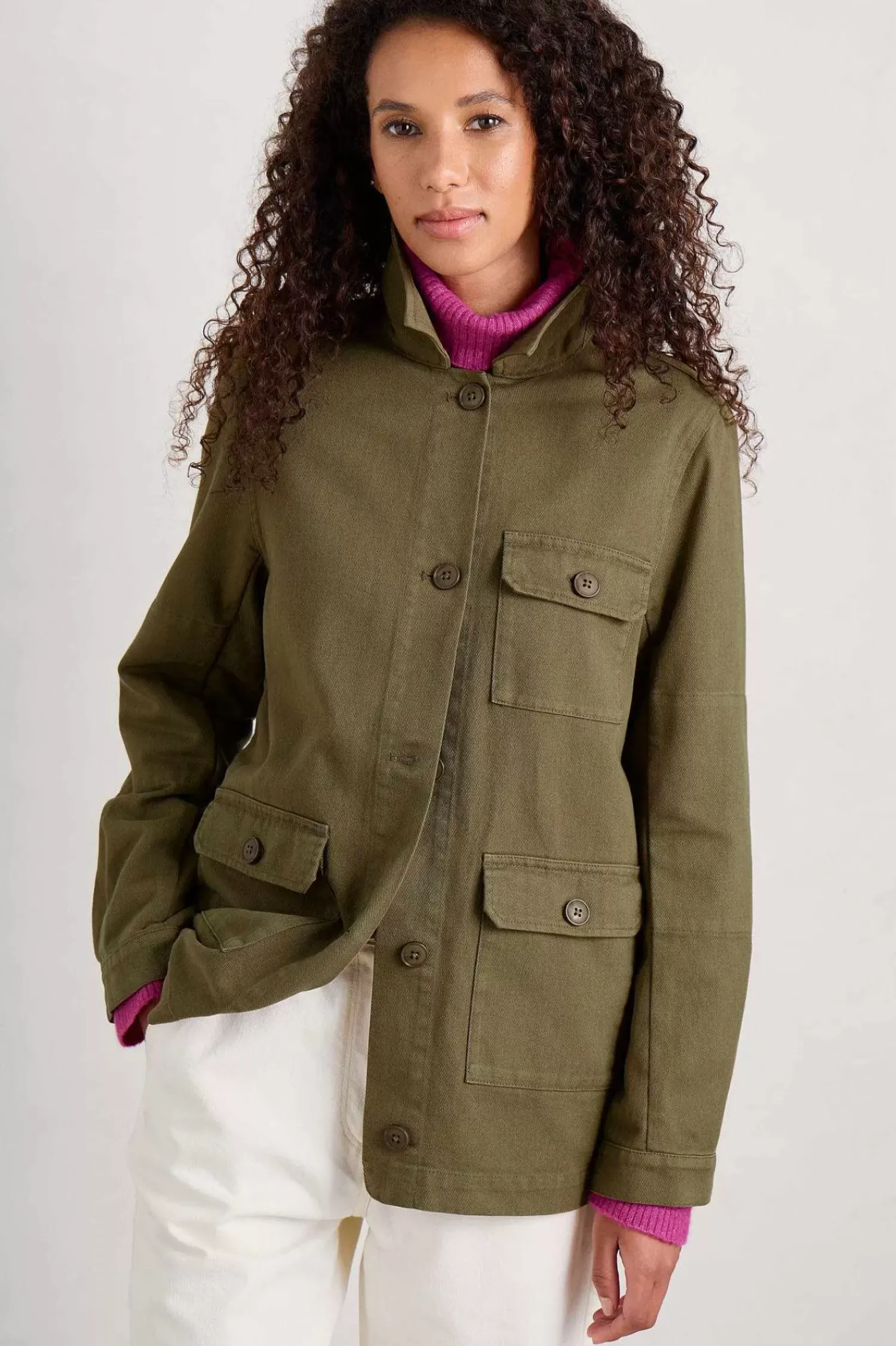 Coats & Jackets<Seasalt Cornwall Far Horizon Organic Cotton Jacket Laurel