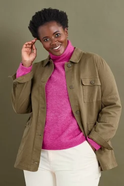 Coats & Jackets<Seasalt Cornwall Far Horizon Organic Cotton Jacket Laurel