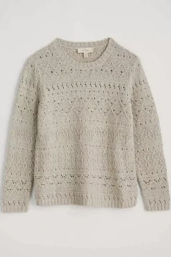 Knitwear<Seasalt Cornwall Feock Merino Blend Jumper Aran