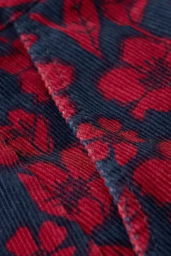 Skirts<Seasalt Cornwall Ferry Crossing Needlecord Skirt Collaged Rose Maritime Jam