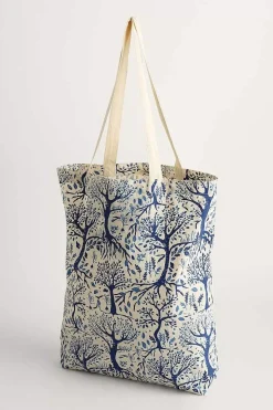 Bags<Seasalt Cornwall Foldaway Canvas Shopper Handline Sailboats