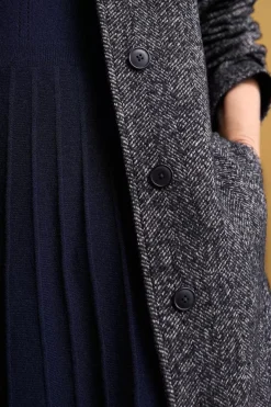 Dresses<Seasalt Cornwall Folk Song Knitted Midi Dress Maritime