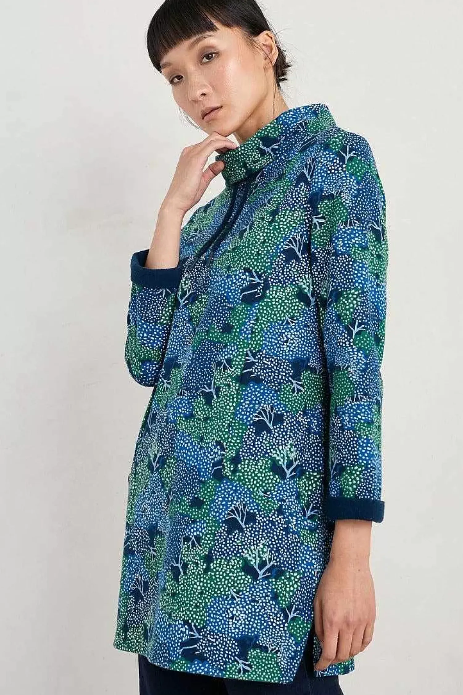 Tunics<Seasalt Cornwall Formative Jersey Tunic Forest Canopy Maritime