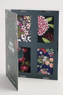 Socks & Tights<Seasalt Cornwall Gift Box Of 4 Women's Sailor Socks Wing Petal Mix