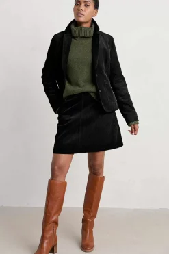 Coats & Jackets<Seasalt Cornwall Heald Cord Blazer Onyx