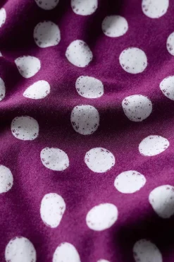 Tops<Seasalt Cornwall Herb Garden Angel Sleeve V-Neck Top Crayon Spot Cassis