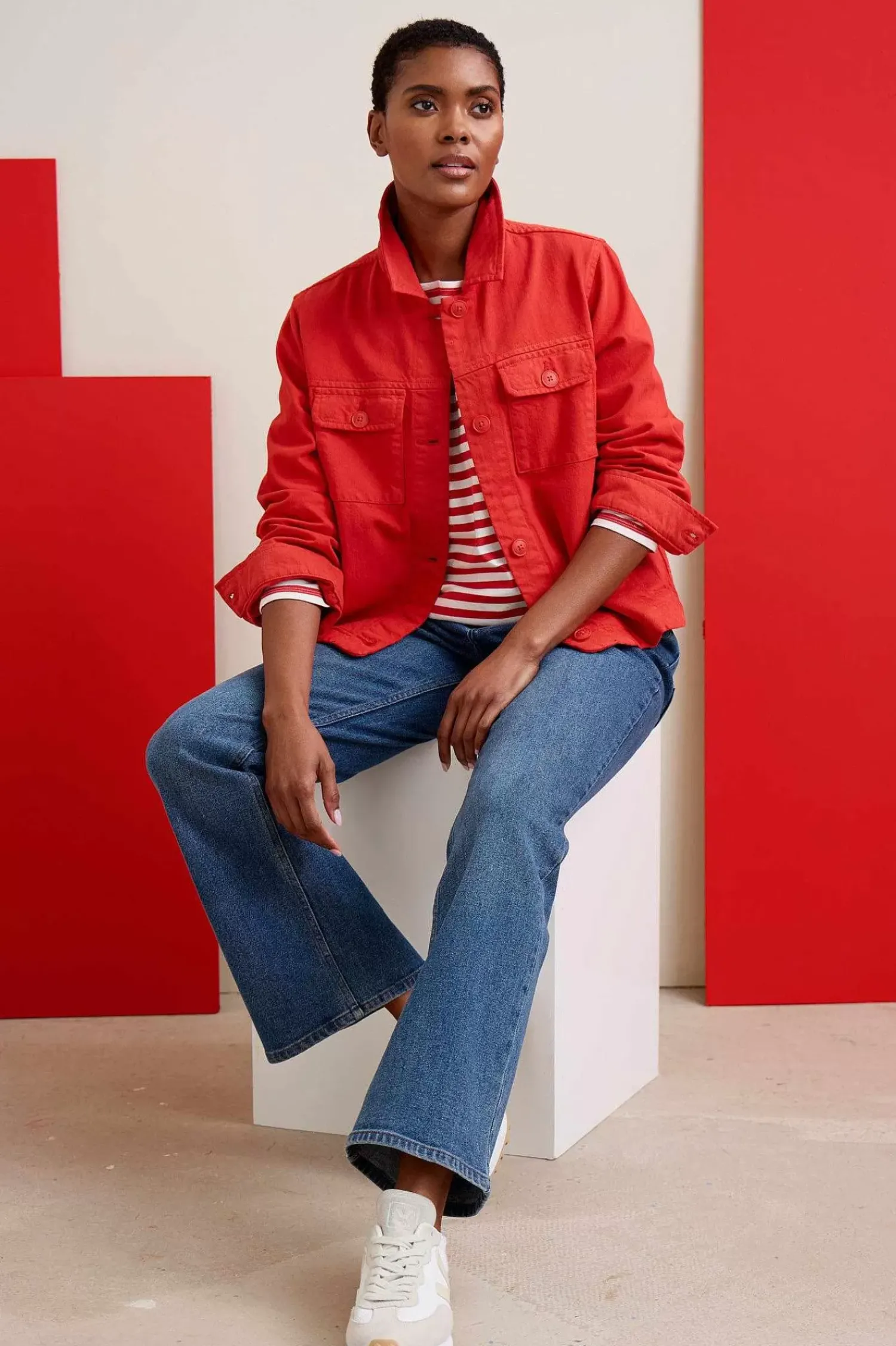 Trousers & Shorts<Seasalt Cornwall Highmore Bootcut Jeans Mid Wash