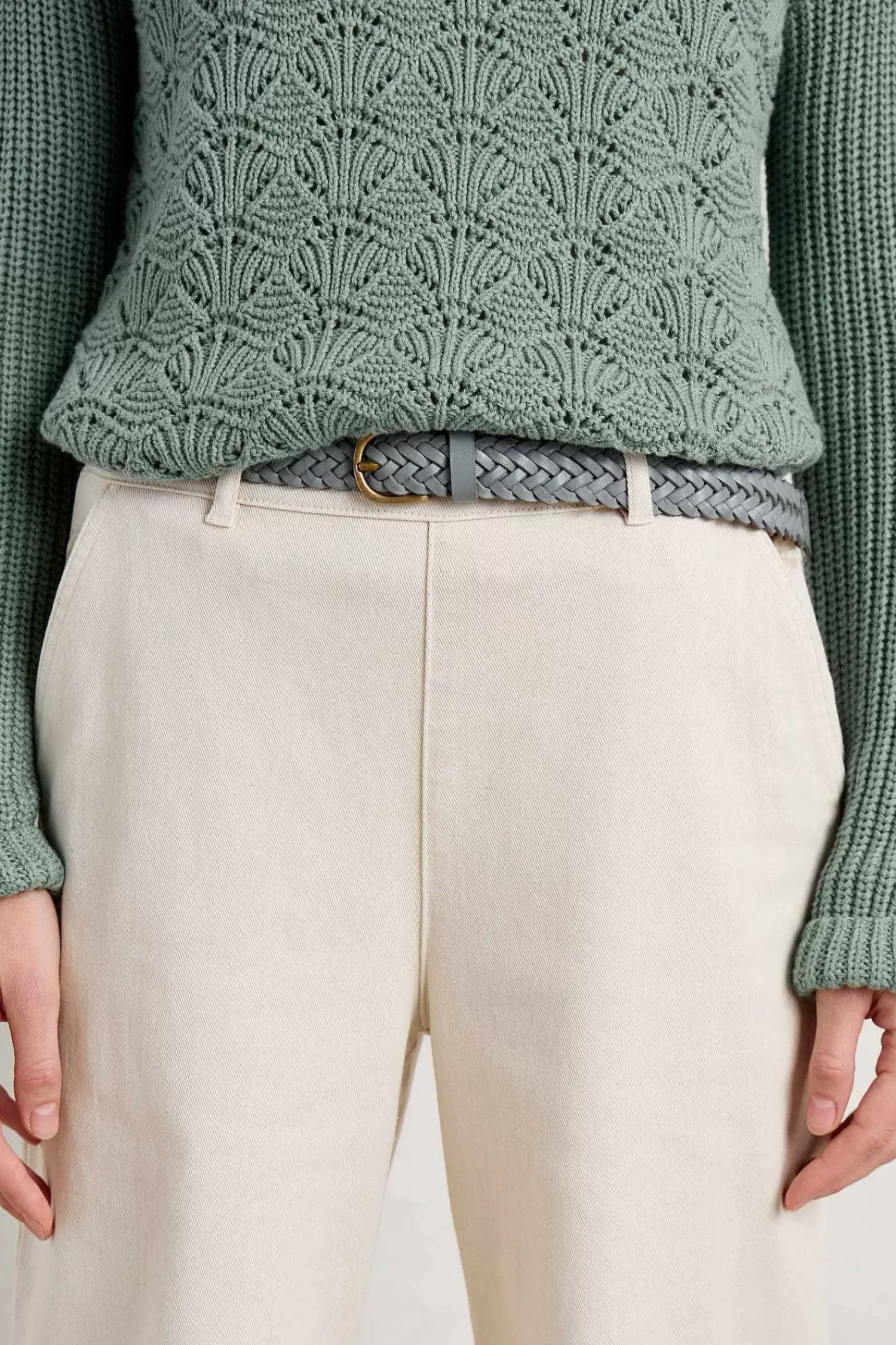 Belts<Seasalt Cornwall Intertwined Belt Lichen