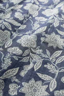Skirts<Seasalt Cornwall Jamboree Chambray Midi Skirt Stone Flower Indigo