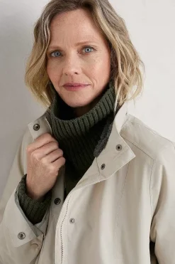 Coats & Jackets<Seasalt Cornwall Janelle Waterproof Coat Aran