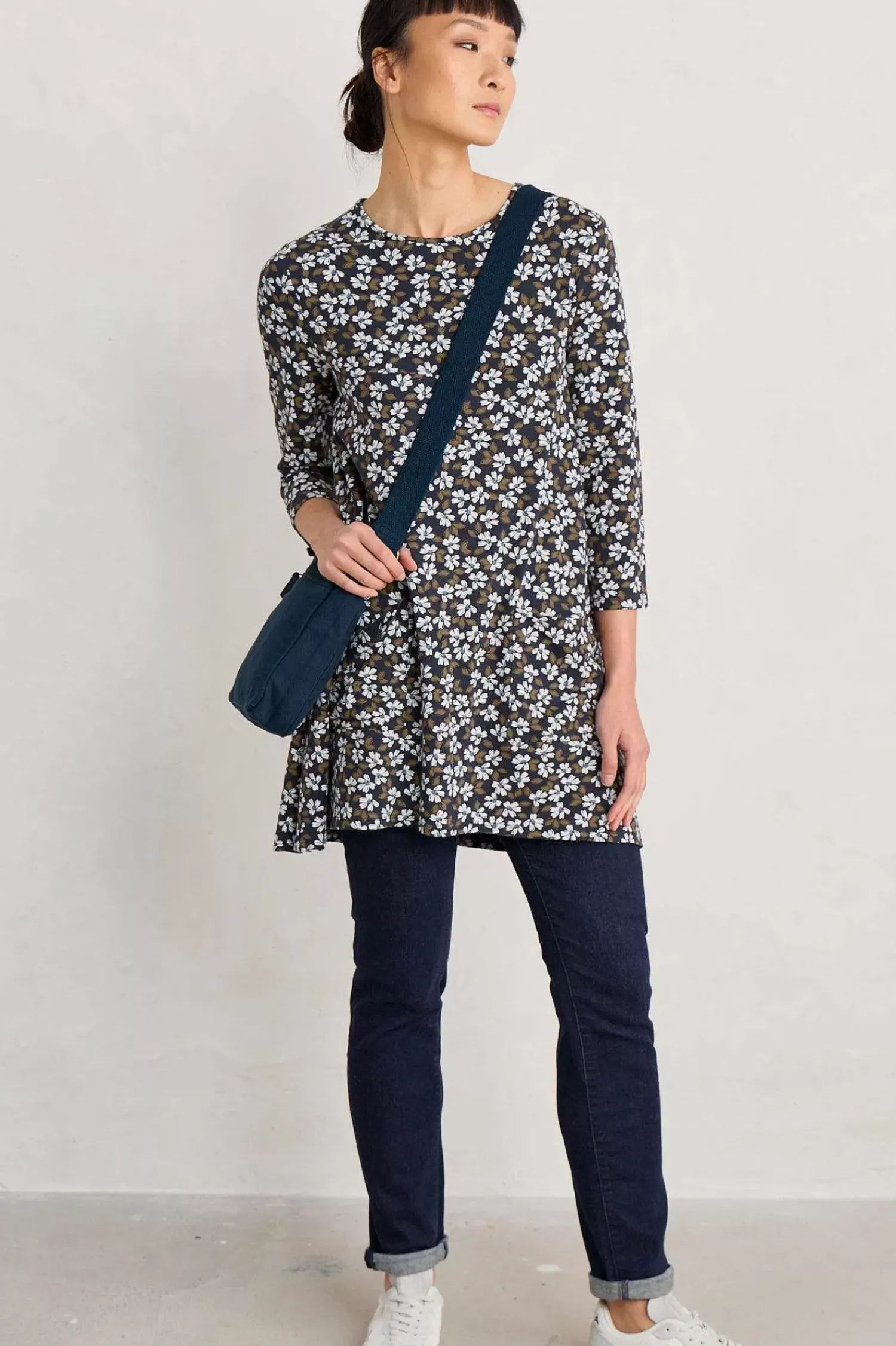 Tunics<Seasalt Cornwall Killiow Long Tunic Field Flower Maritime