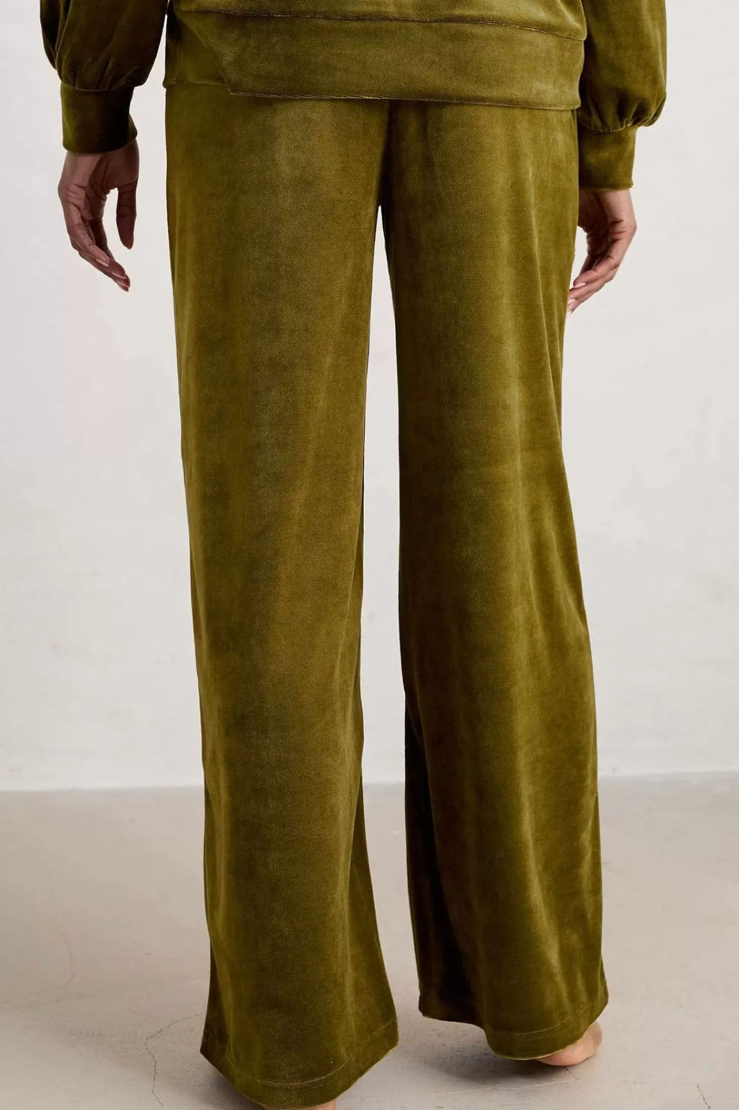 Nightwear<Seasalt Cornwall Kowan Velour Trouser Bright Olive