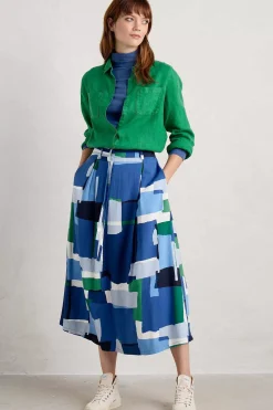 Tops<Seasalt Cornwall Landing Roll Neck Top (Gots) Blue Jay