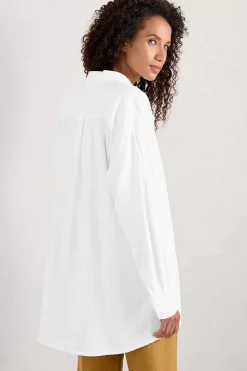 Tops<Seasalt Cornwall Lavant Mor Organic Cotton Shirt Salt