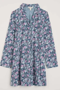 Tunics<Seasalt Cornwall Long Sight Jersey Tunic Floral Moor Enamel