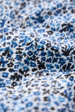 Dresses<Seasalt Cornwall Mainland Jersey Midi Dress Seaweed Floral Chalk