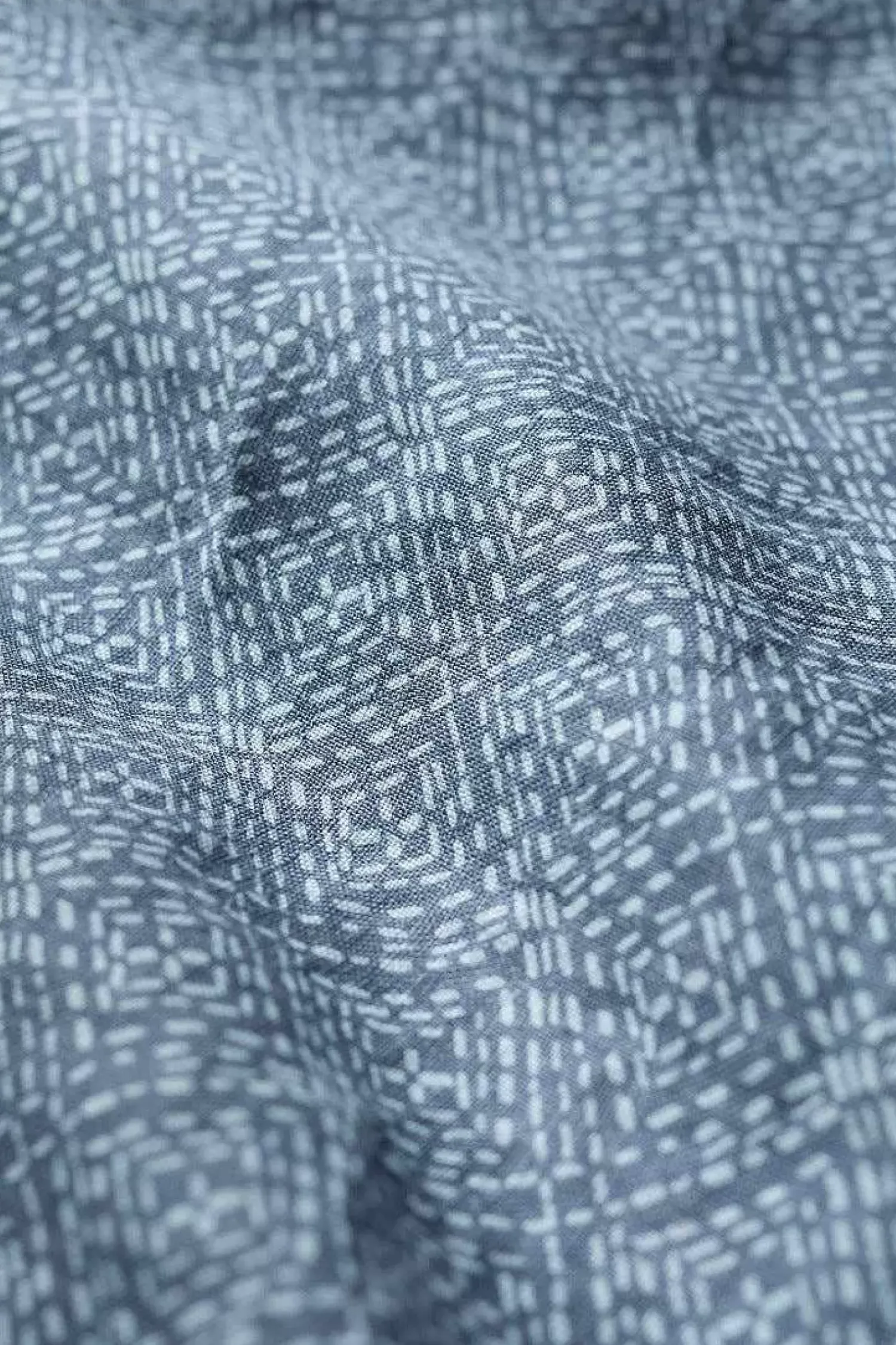 Tops & T-Shirts<Seasalt Cornwall Men's Blue Heron Printed Short Sleeve Shirt Sewn Geo Blue Sail