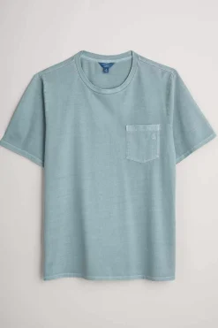Tops & T-Shirts<Seasalt Cornwall Men's Carreck Pigment-Dyed T-Shirt Light Wade