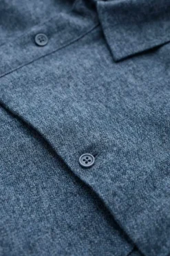 Tops & T-Shirts<Seasalt Cornwall Men's Chandlery Flannel Overshirt Squall