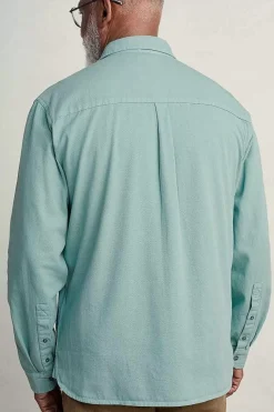 Tops & T-Shirts<Seasalt Cornwall Men's Jackdaw Cotton Twill Shirt (Gots) Sardine